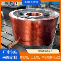 回轉(zhuǎn)窯托輪 機械配件 轉(zhuǎn)動靈活穩(wěn)定性好 來圖定制 新騰飛鑄鋼