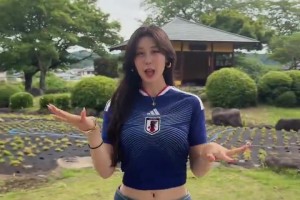 這么可愛活潑又漂亮的日本女球迷，誰不喜歡呢