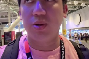 直播吧前線(xiàn)記者偶遇巴拉圭乳神秘克爾梅，16年了她依然驚艷~