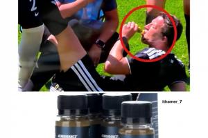 一管見效！美澳對決中主裁跌倒后所飲酸黃瓜汁，對抽筋有顯著療效