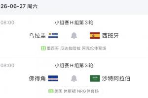烏拉圭末輪對陣西班牙，輸球風險加劇，恐以2分之差位列第三