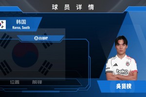韓國(guó)前鋒吳賢揆集錦：擅長(zhǎng)做餅的全能型前鋒 賽場(chǎng)貢獻(xiàn)不容小覷