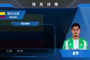 貝蒂斯前鋒庫喬集錦：門前終結(jié)力不俗 技術(shù)全面的鋒線殺手